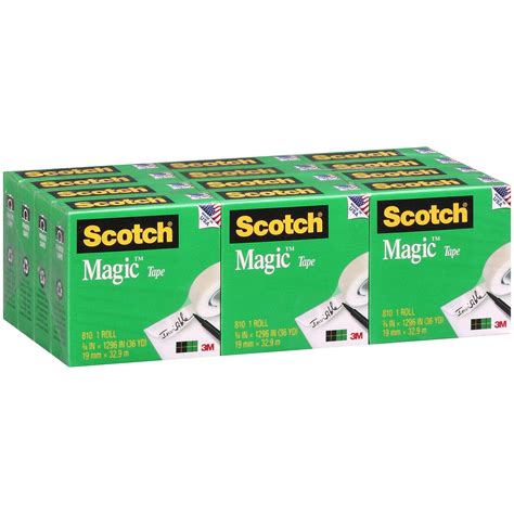Boost Your Productivity with Scotch Magic Tape 12 Rills